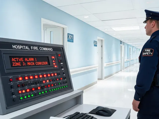 Healthcare fire command center
