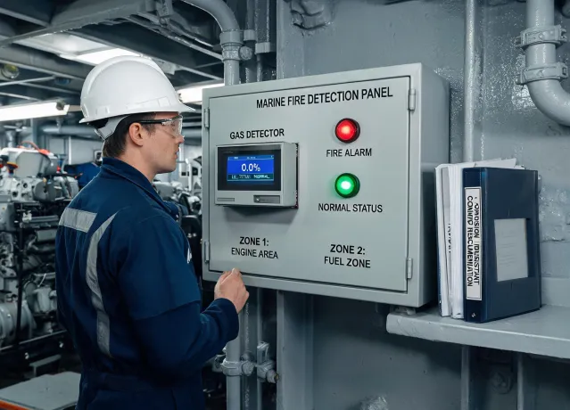Marine fire detection system